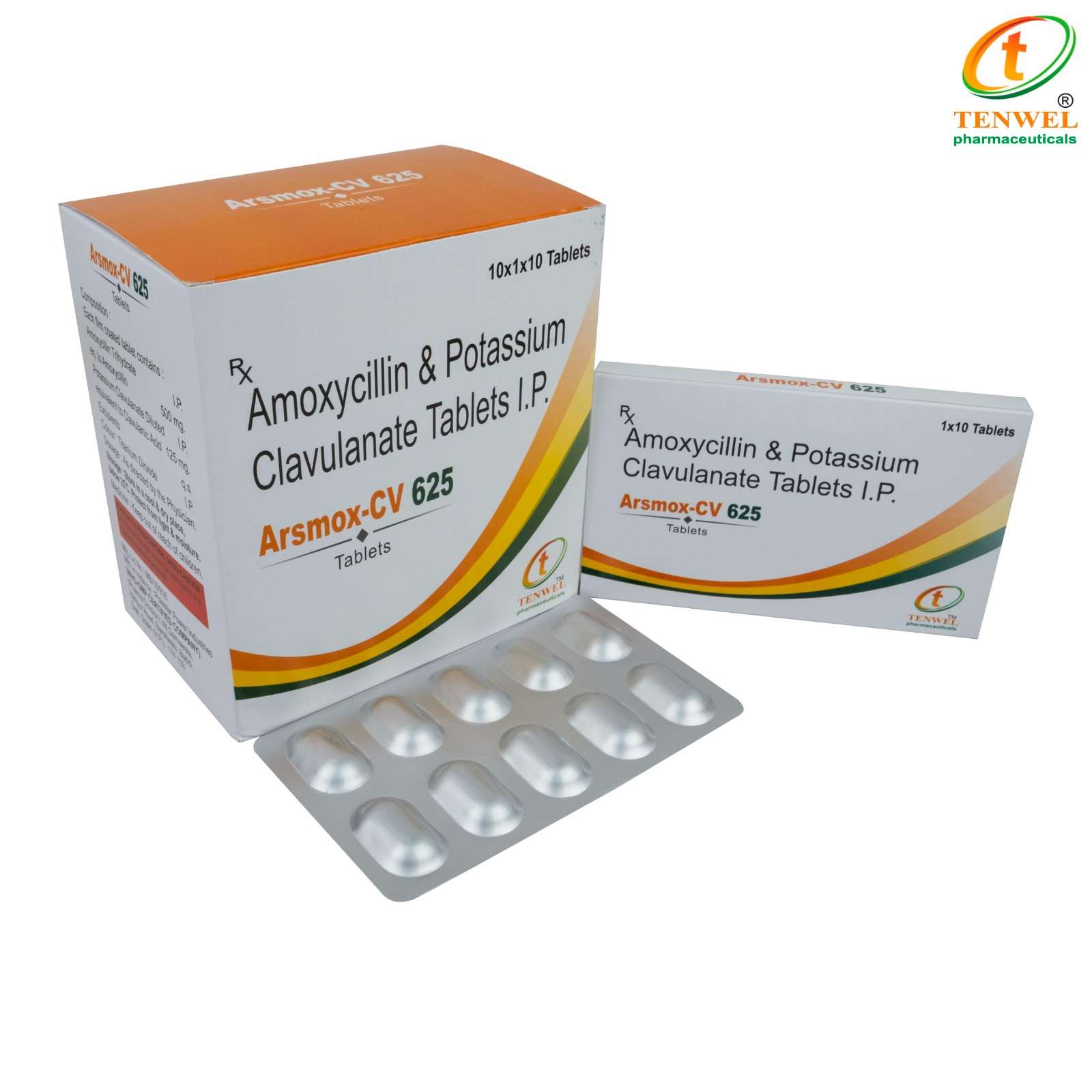 amoxycillin 500mg + potassium clavulanate 125mg