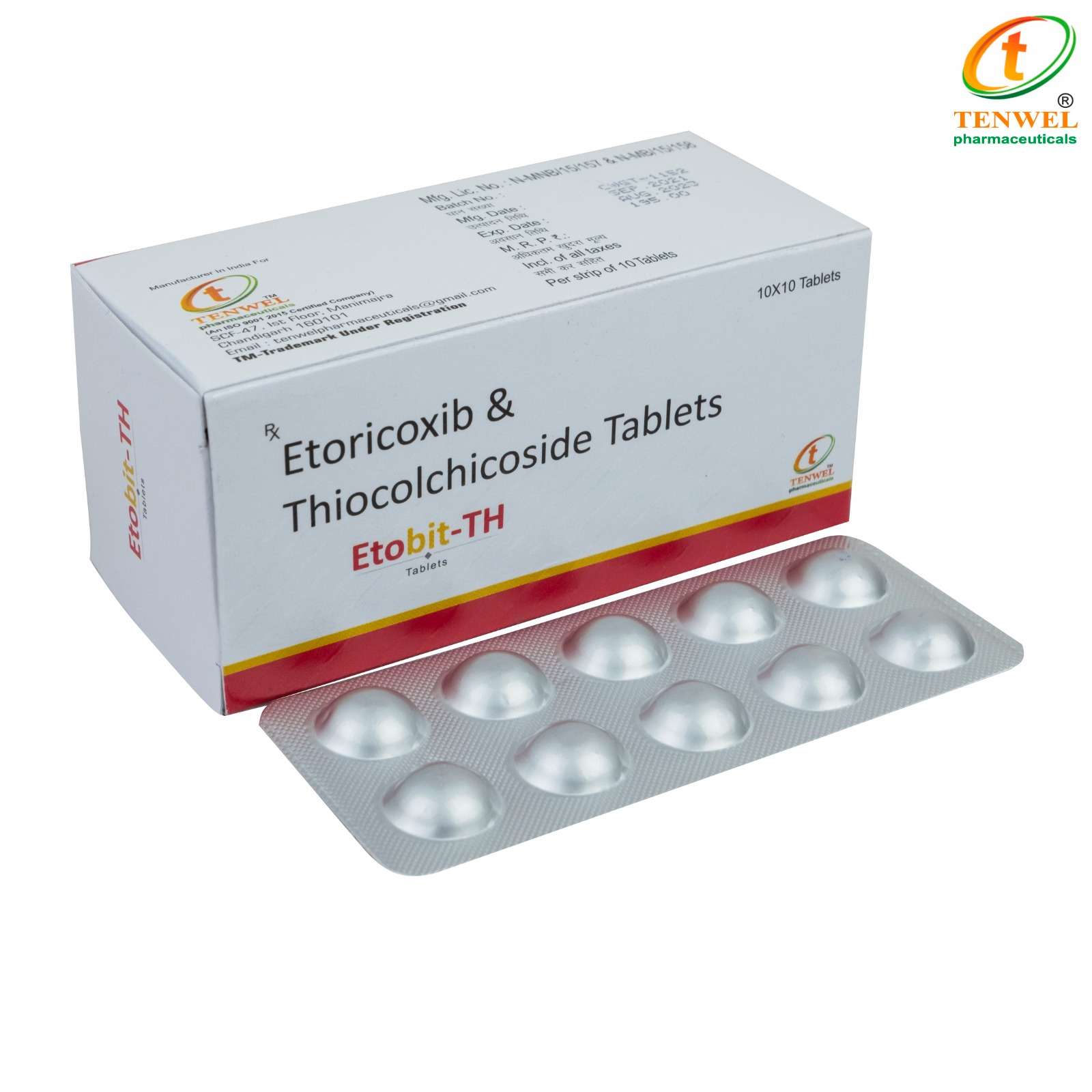 etoricoxib 60mg thiocolchicoside 4mg