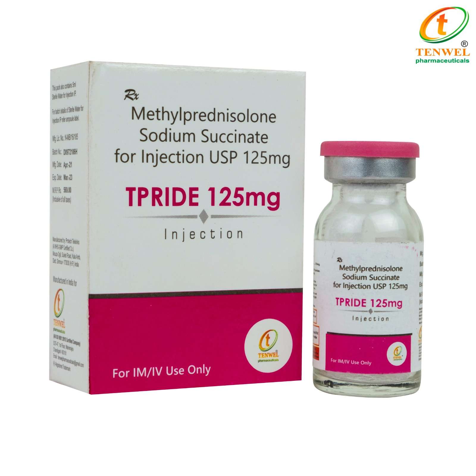 methylprednisolone sodium succinate 125mg
