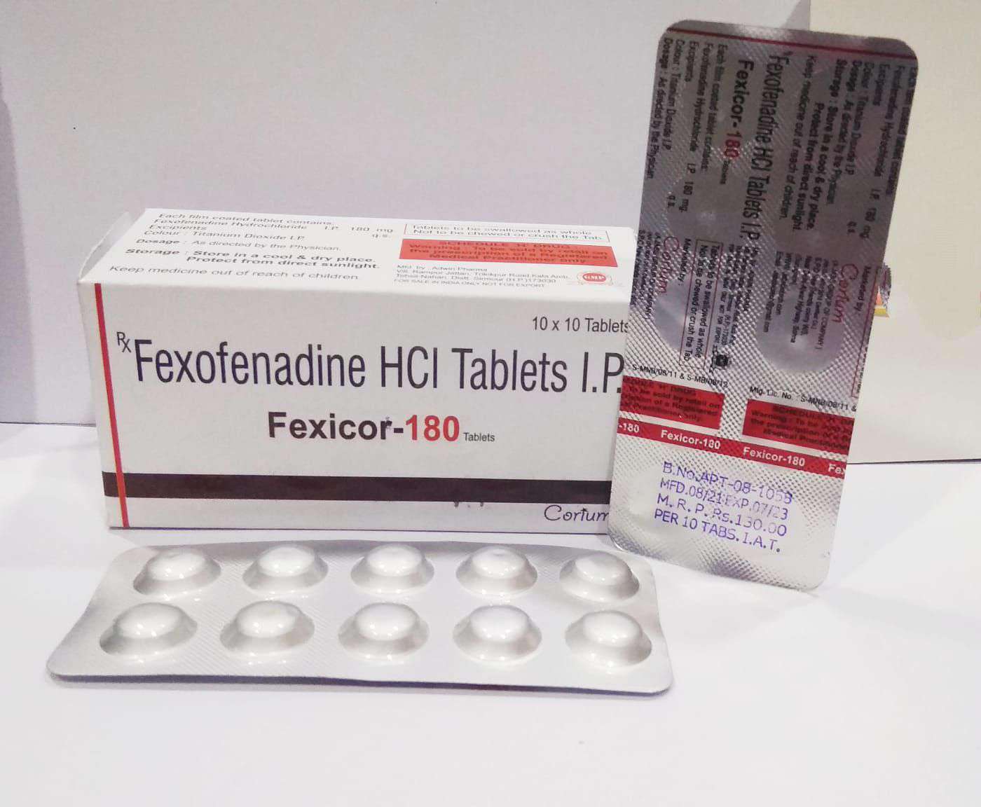 fexofenadine hydrochloride tablets i.p