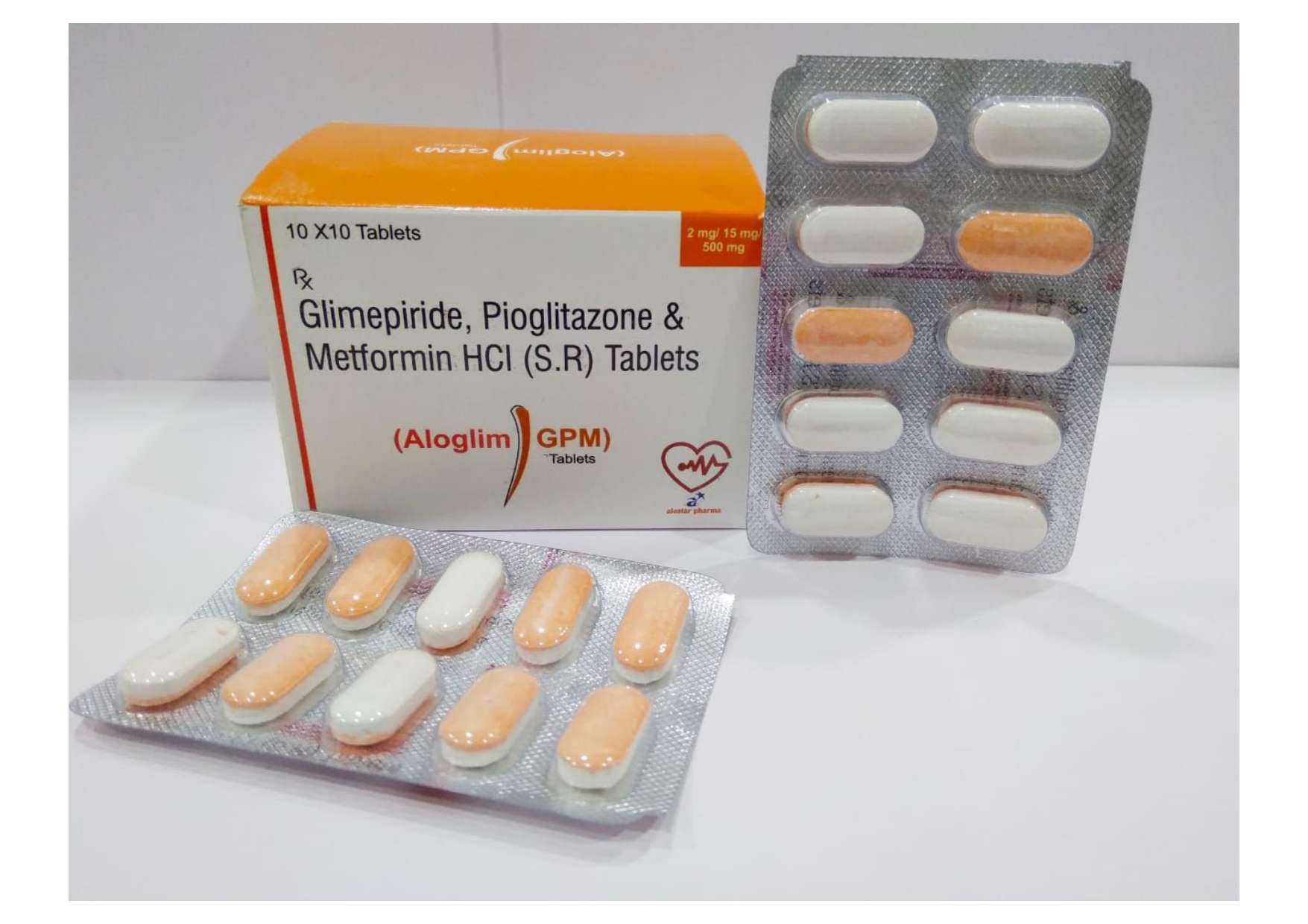 glimepiride, pioglitazone & metformin hydrochloride