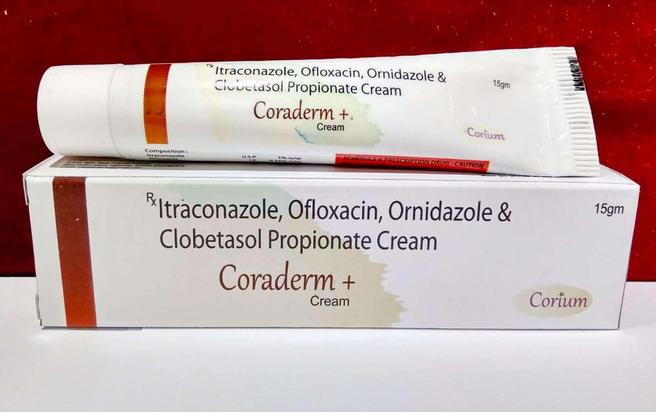 itraconazole + ofloxacin + ornidazole + clobetasol propionate cream