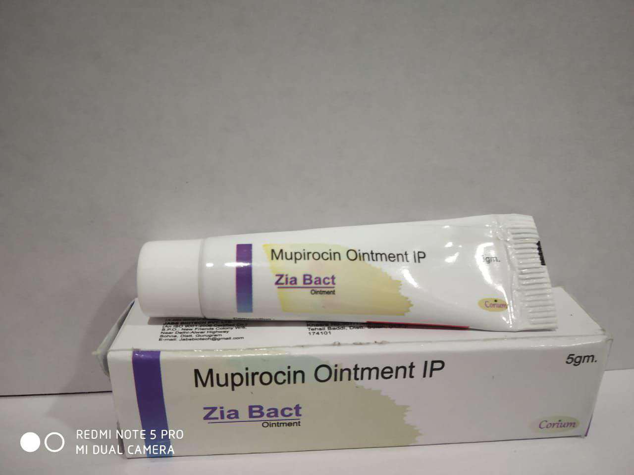 mupirocin ointment 5gm