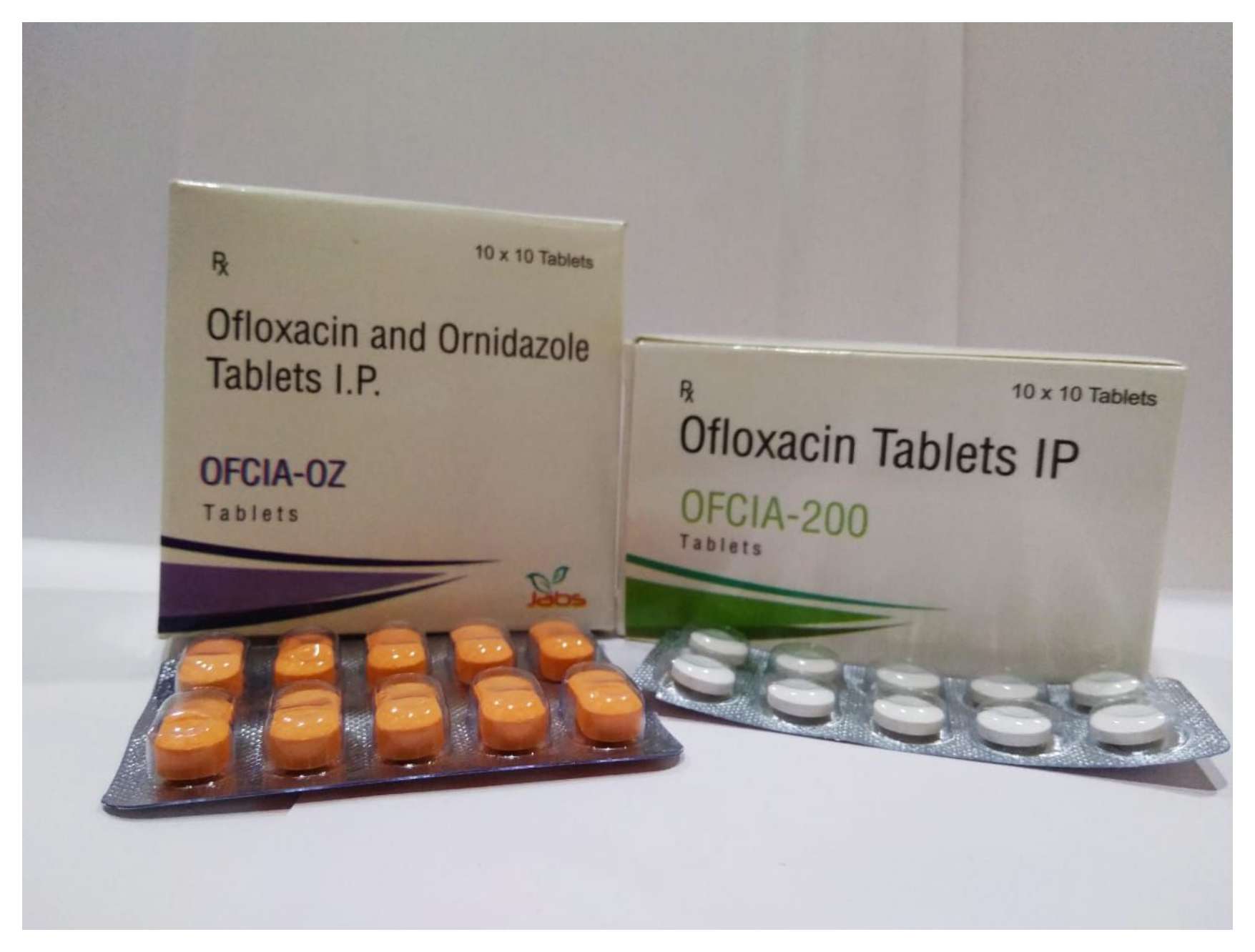 ofloxacin -200mg + ornidazole 500mg