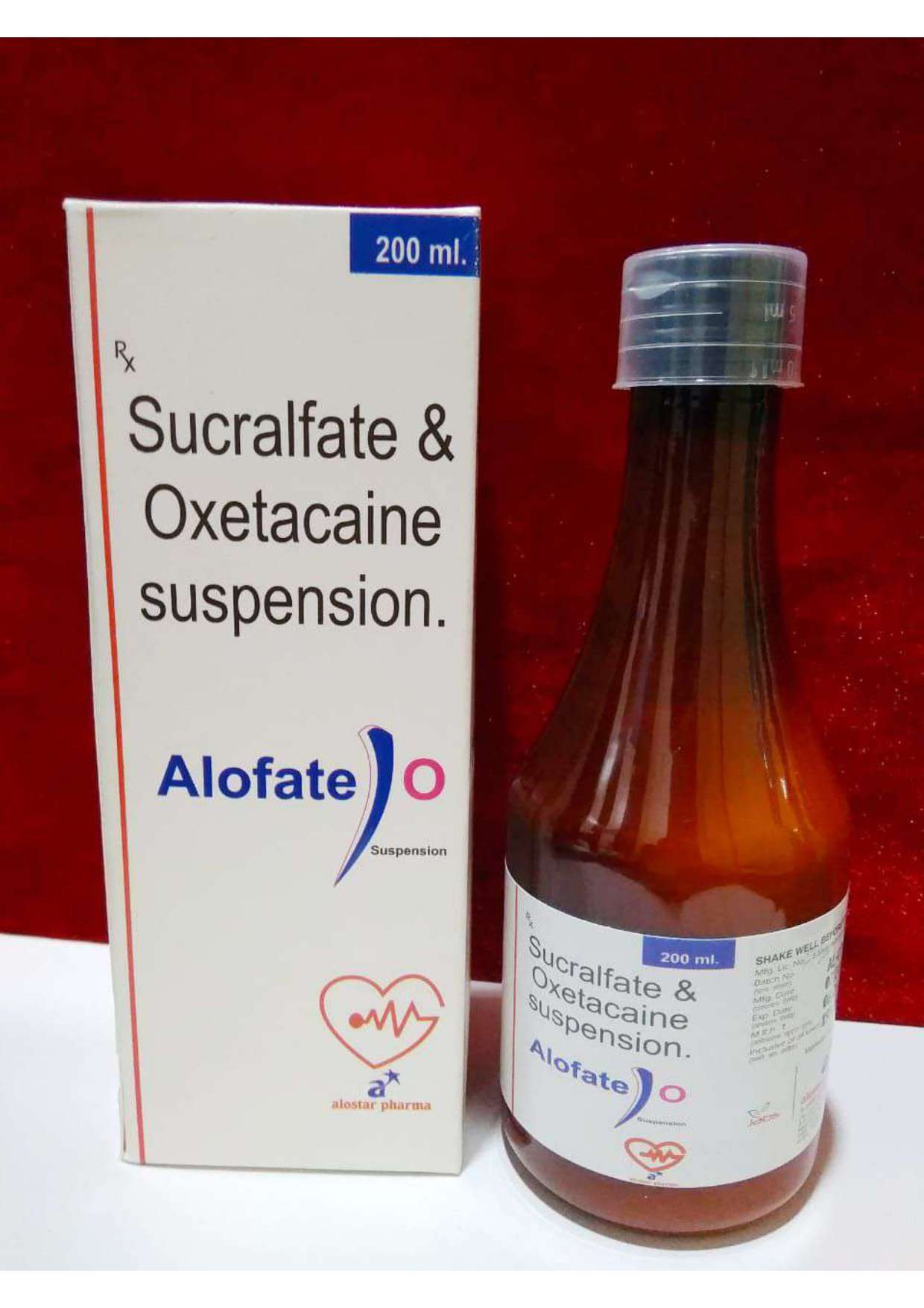 sucralfate + oxetacaine suspension