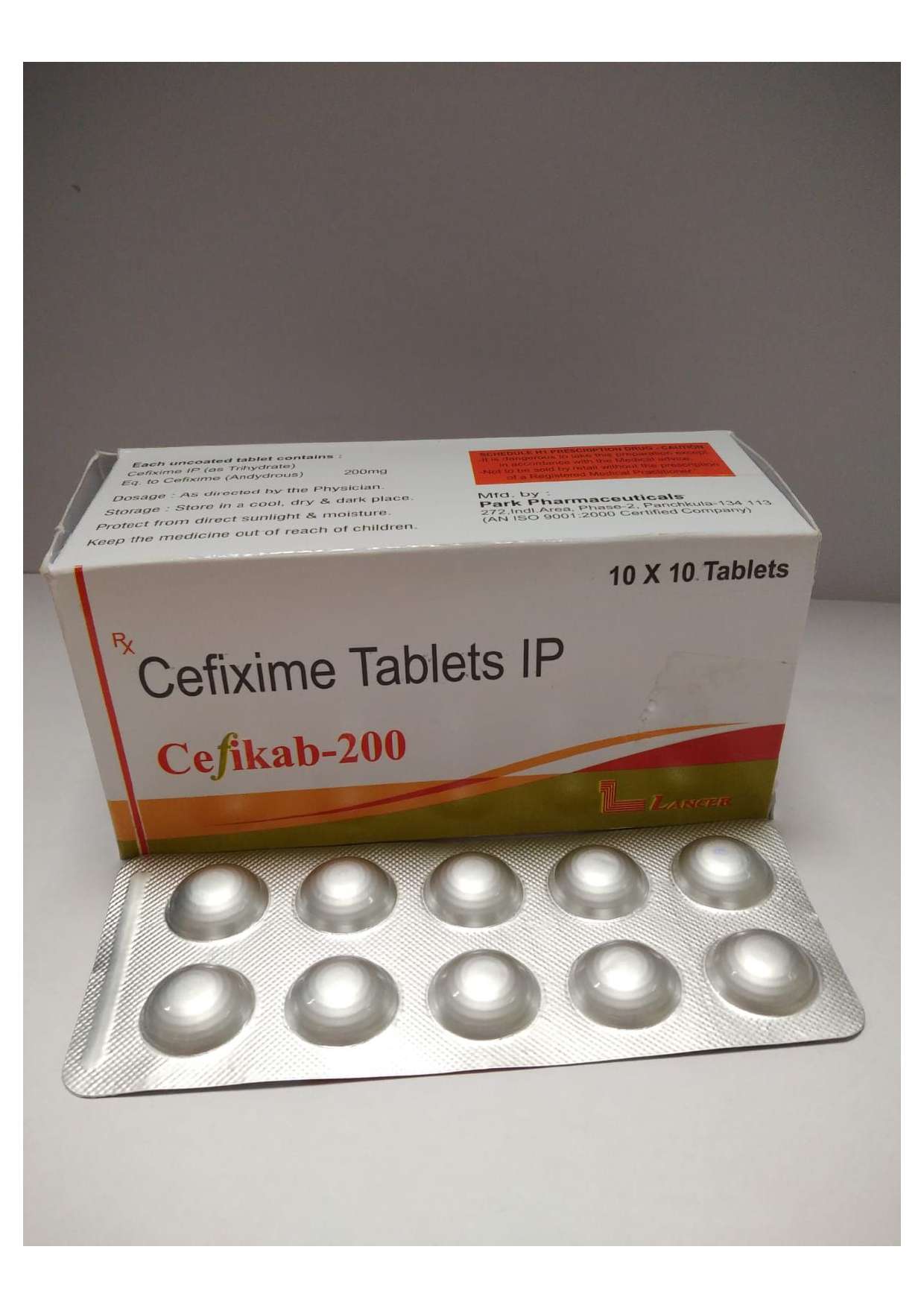 cefexime trihydrate  eq. to cefixime  200mg