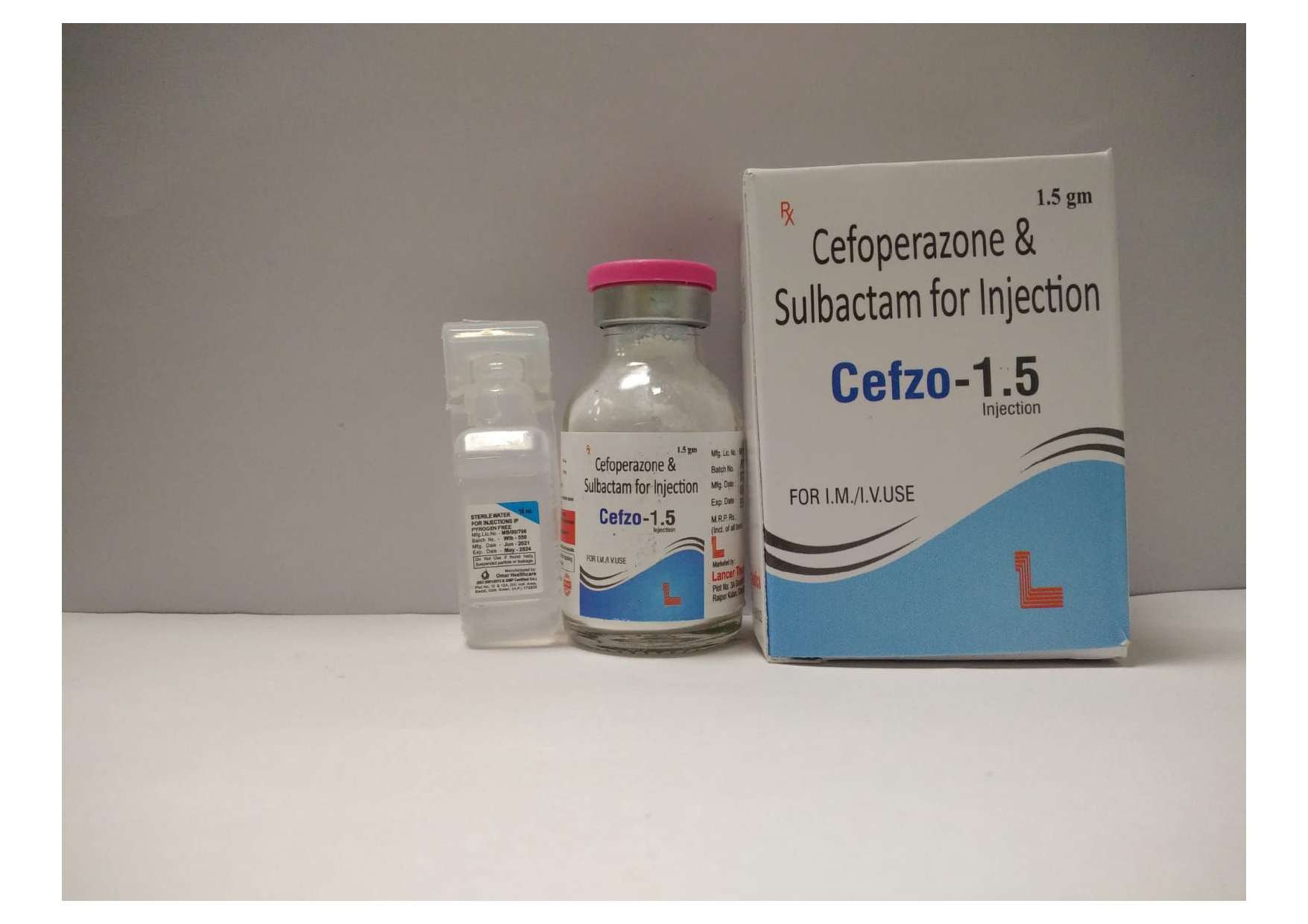 cefoperazone 1gm + sulbactam 500mg