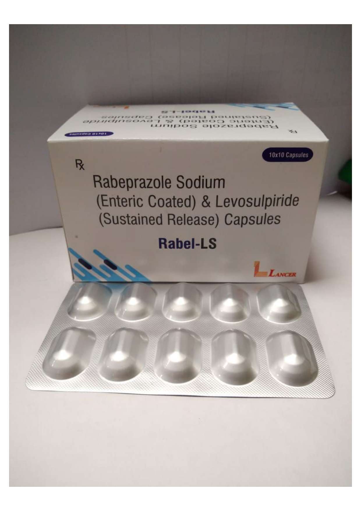 rabeprazole  20 mg + levosulpride 75mg