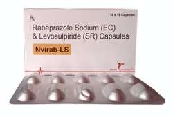 rabeprazole 20 mg + levosulpiride 75 mg (sr)