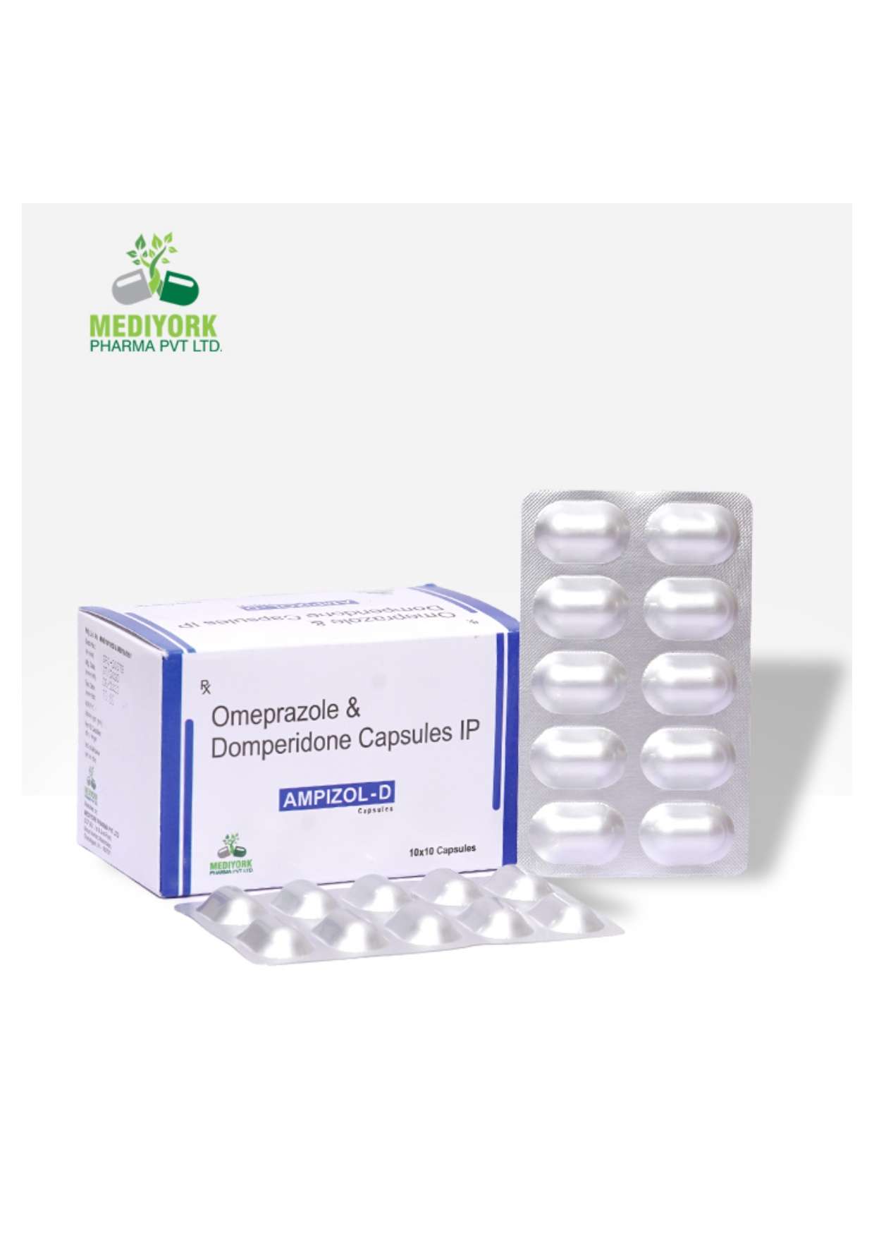 omeprazole 20 mg+
domperidone 10 mg