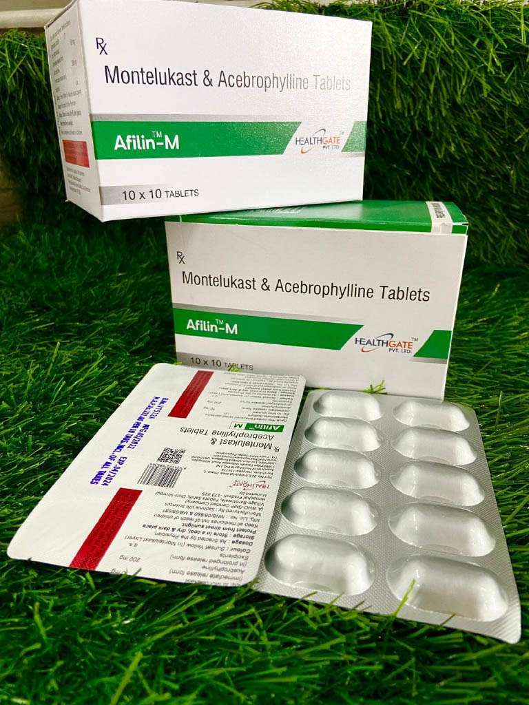 acebrophylline 200 mg + montelukast 10 mg