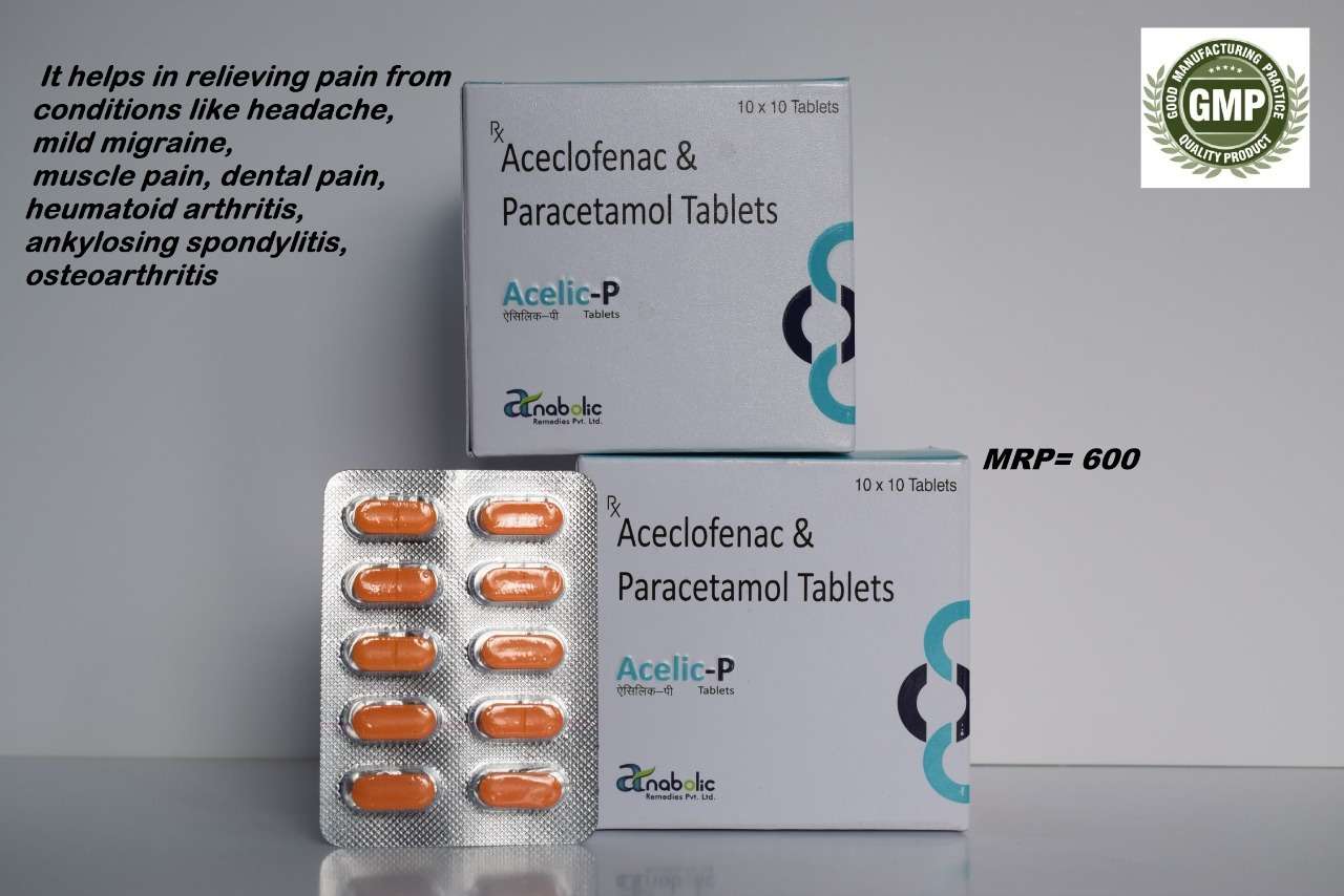 aceclofenac  100  mg  +  paracetamol  325  mg