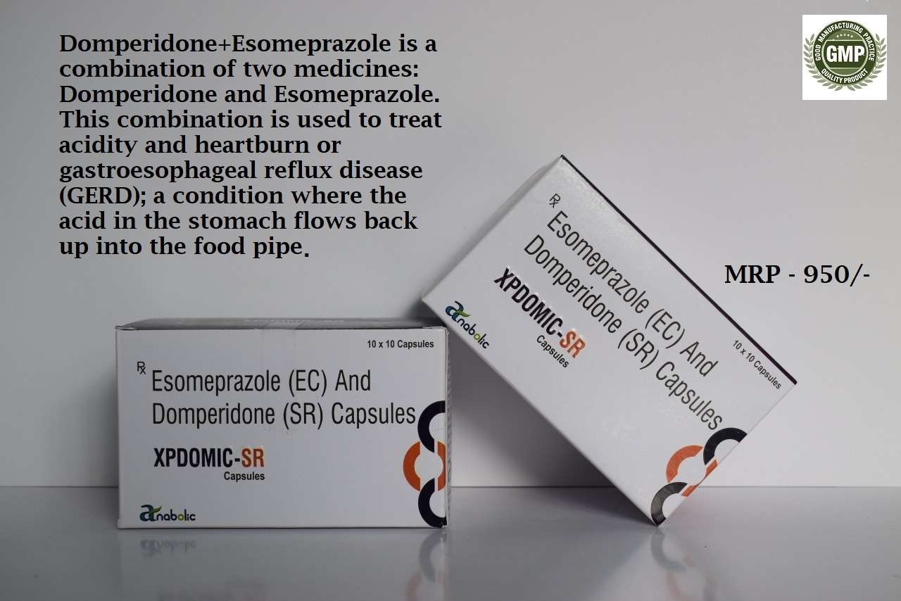 esomeprazole  40mg  +  domperidone  30  mg  (  sr  )