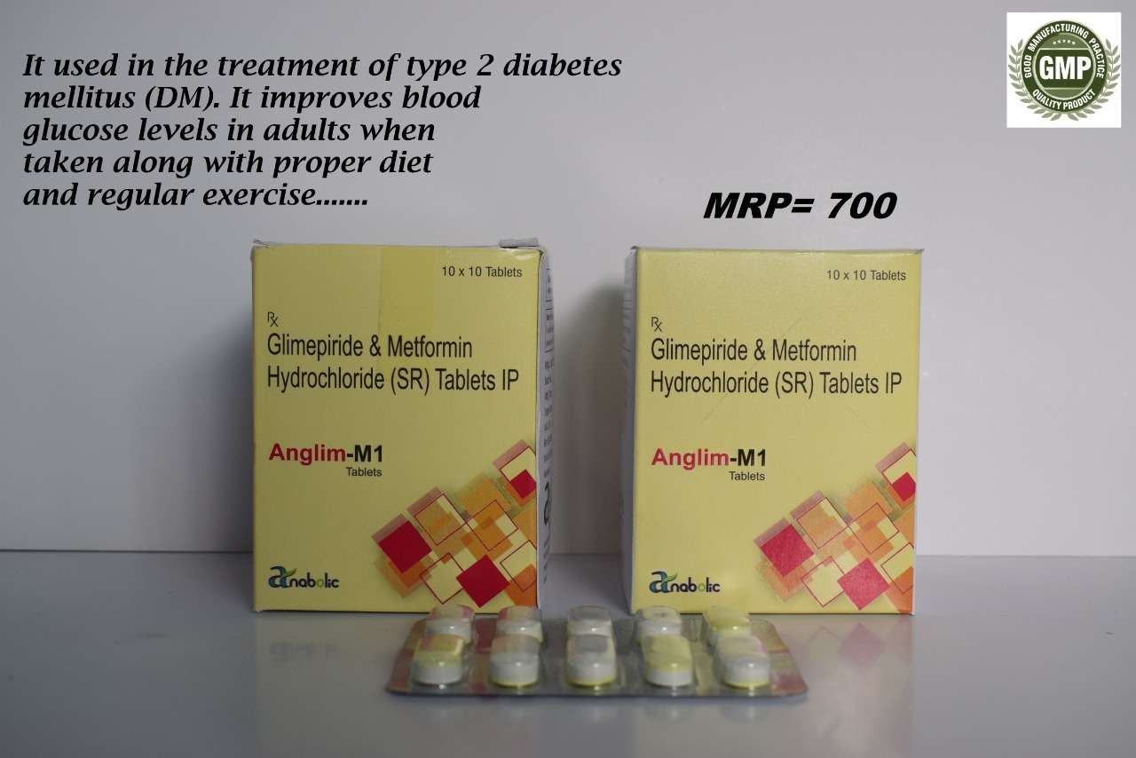 glimipride  1mg  +  metformin  500mg  (  bilayered  )