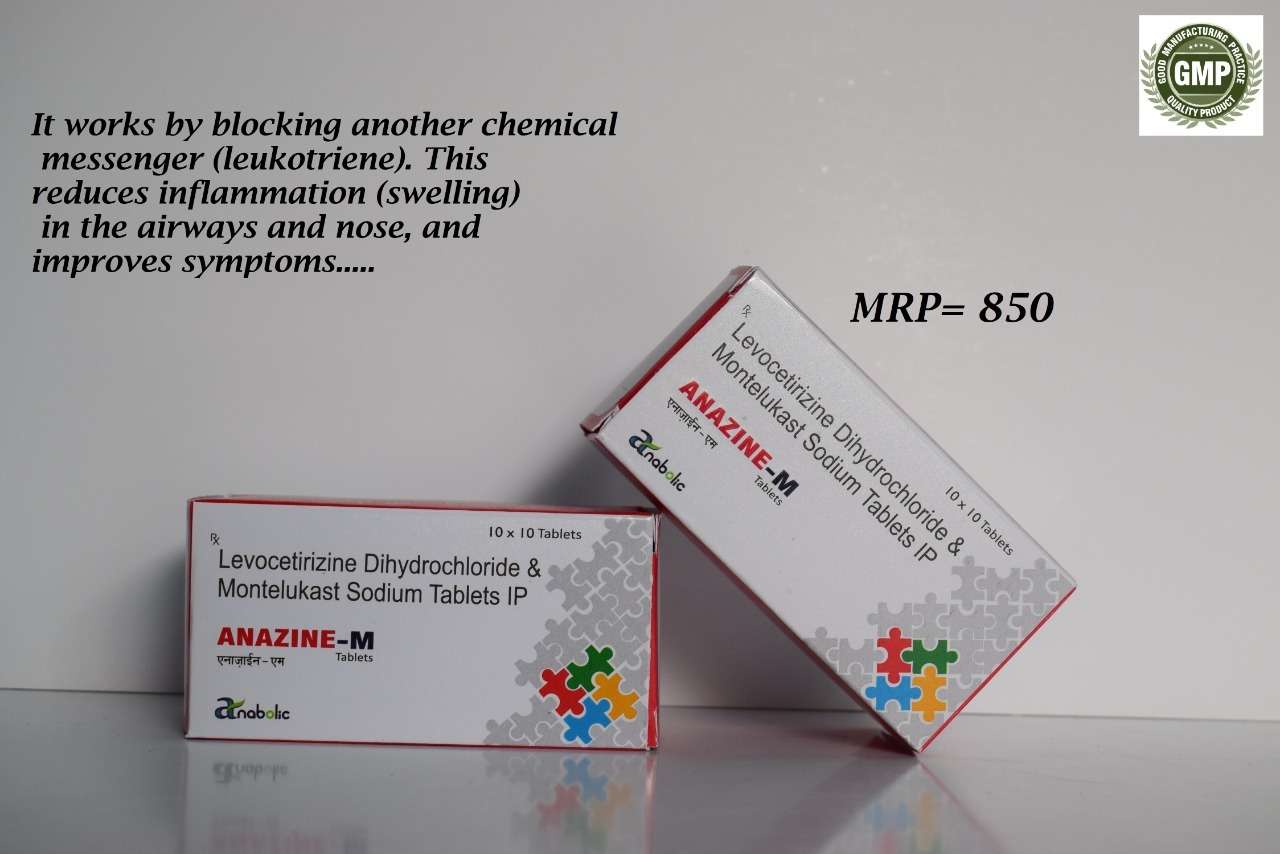 levocetirizine  hcl  5  mg  +  montelukast  10mg